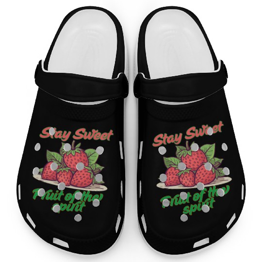Stay sweet fruit of the spirit, vintage fruit Clogs