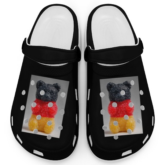 German Flag Gummy Bear Clogs