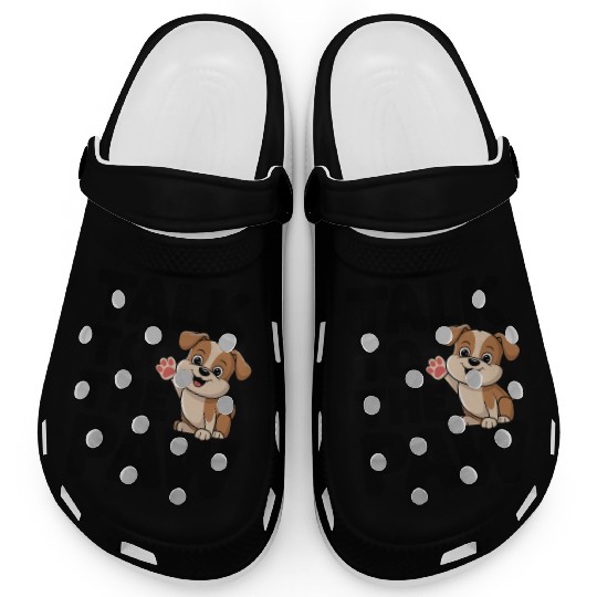 Talk To The Paw Dog Lovers Delight Cute Puppy Clogs