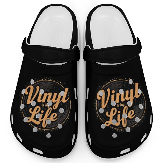 Vinyl is My Life Clogs