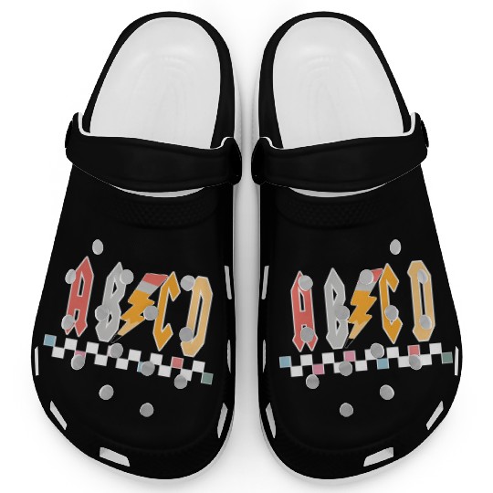 Abcd Teacher Clogs, Teacher Appreciation Gift, Kin