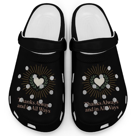 Gratitude Mindfulness Positive Affirmation Daily Clogs