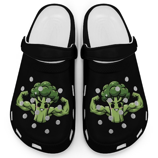 Muscular Broccoli Clogs