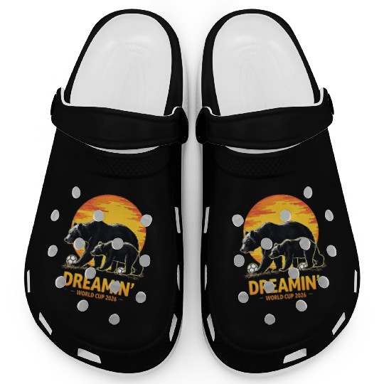 California Dreamin’ – World Cup 2026 Soccer Bear T Clogs