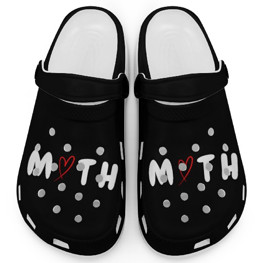Math Love – MATH Cute Minimal Design Clogs