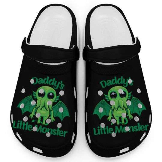 Daddy’s Little Monster Cute Baby Cthulhu Clogs