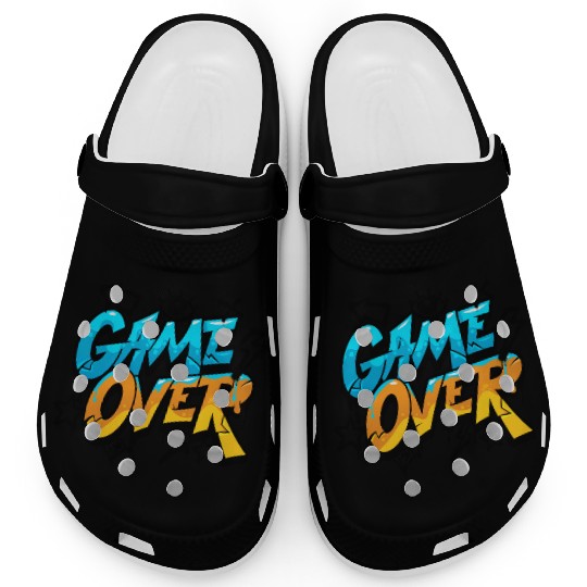 Game Over Graffiti Clogs – Cool Gamer Streetwear