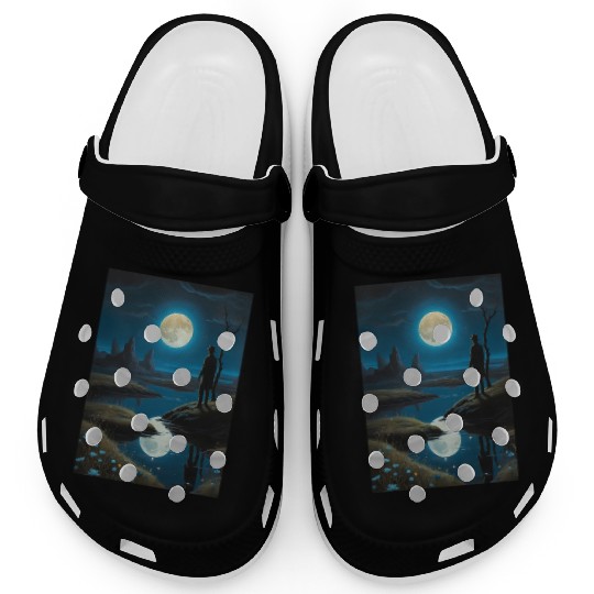 Mystic Night Under the Full Moon Clogs