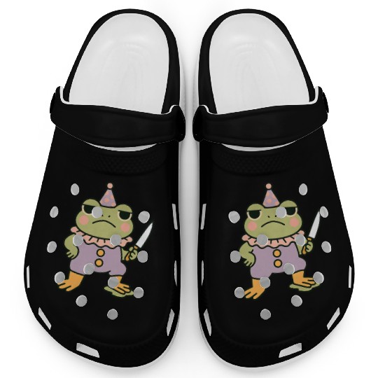Grumpy Froggy Birthday Costume Clogs