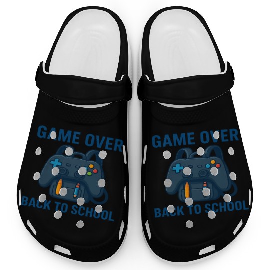 Game Over Retro Backpack Design Clogs