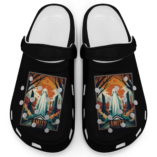 Silent Spirit Forest Scene Amity  Clogs