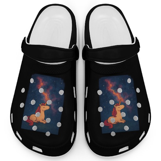 Celestial Unicorn Dreamscape Clogs