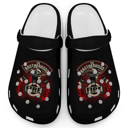 Brotherhood of Fire Firefighter Emblem Clogs