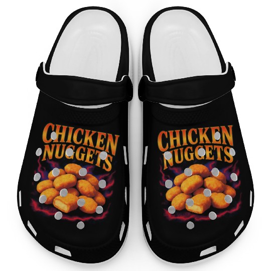 Chicken Nuggets Favorite Food Weird 90s Nuggets Clogs