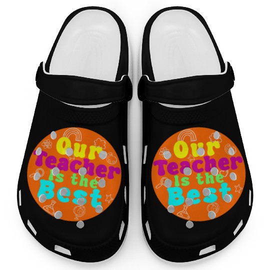Colorful Teacher Appreciation Circular Clogs