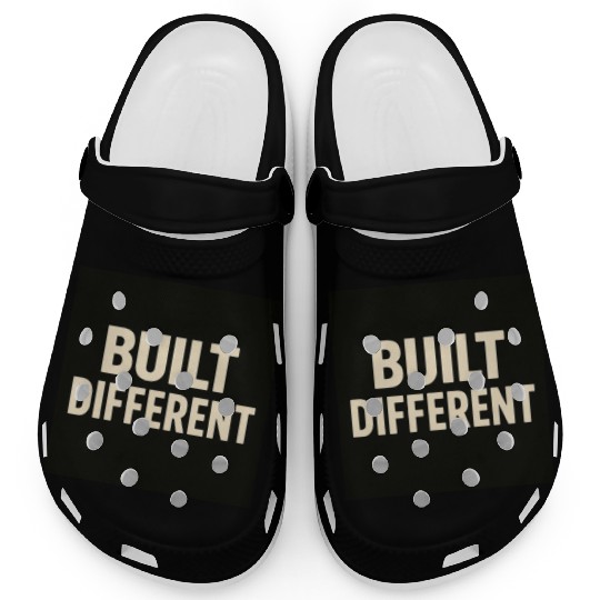 Empowering Built Different Motif Clogs