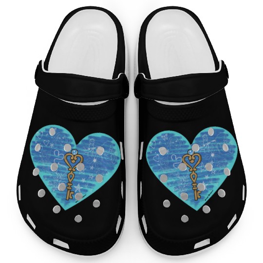 Girlhood in light blue Clogs