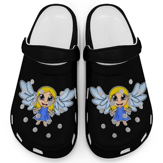 Cute Angel Girl Clogs