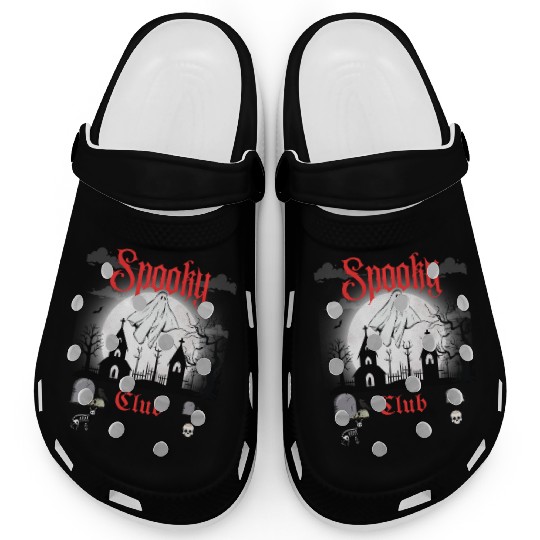 Spooky Club – Gothic Graveyard V Clogs