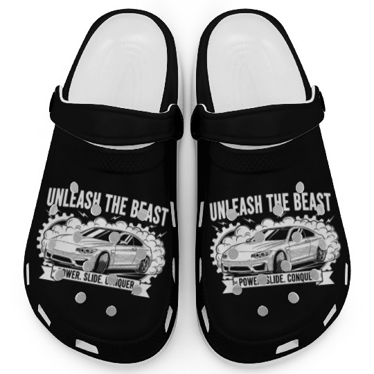 Unleash the Beast Drift Car Design Clogs