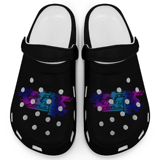 Graffiti Piece - Dark Clogs