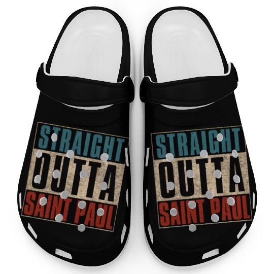 Straight Outta Saint Paul Minnesota MN Clogs