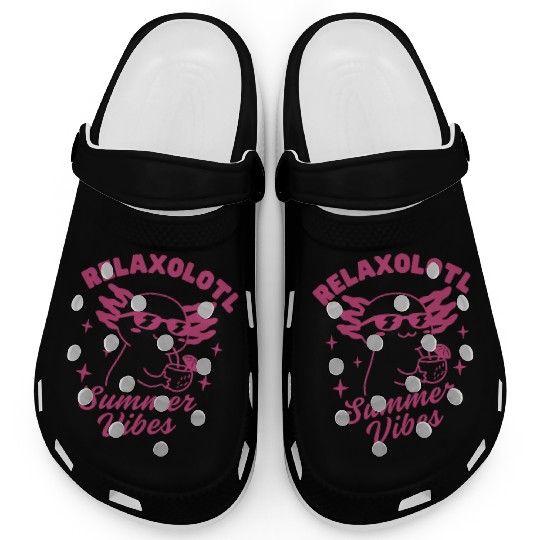 Relaxolotl Summer Vibes Clogs