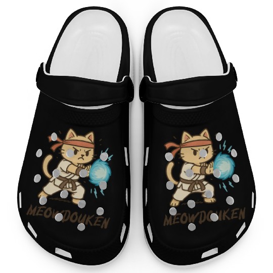Meowdouken Street Fighter Clogs