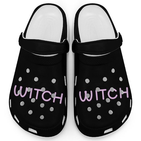 Enchanted Witchcraft Script Design Clogs