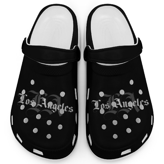 Los Angeles BlackLetter Clogs