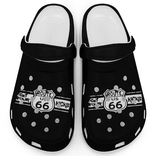Get Your Kicks Route 66 Mechanics Work Classic Car Clogs