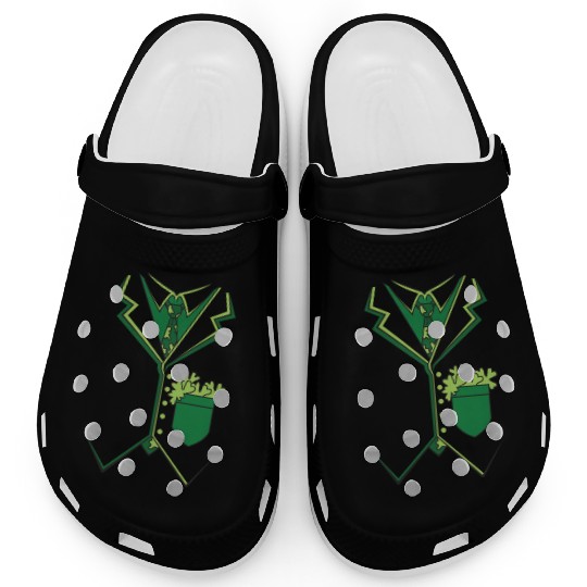 Irish Tuxedo Suit Clogs