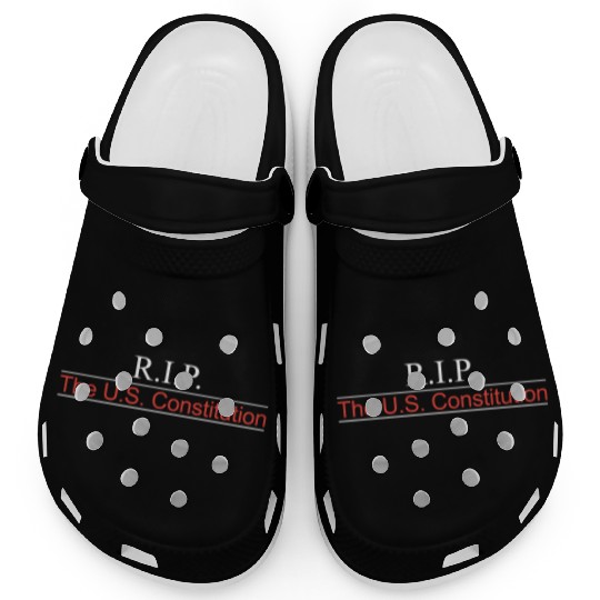 RIP US Constitution Front Clogs