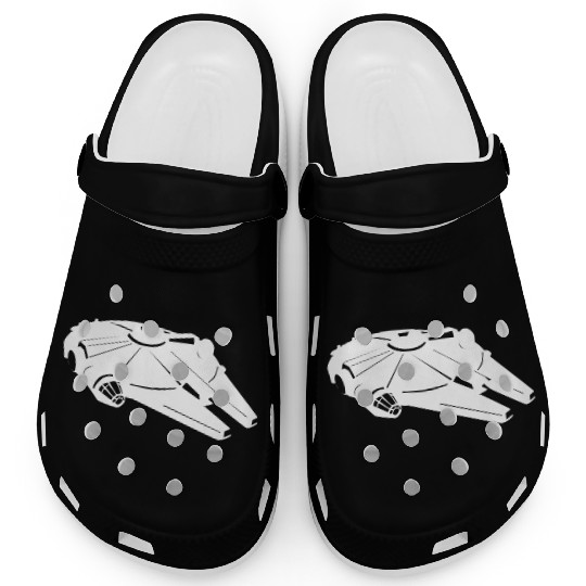 Millennium Falcon White Clogs