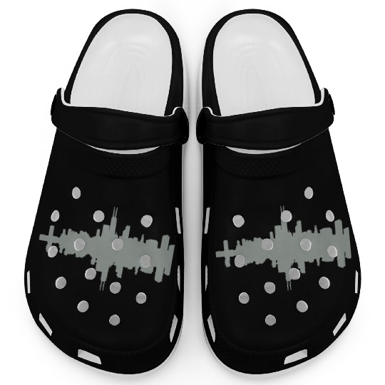Chicago skyline Clogs
