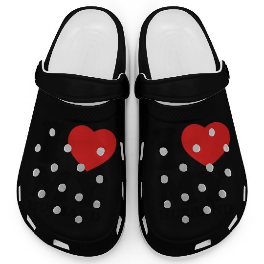 I love my husband Clogs