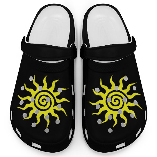 The symbol of the sun Clogs