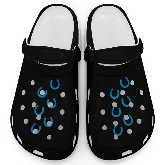 Horseshoe pattern Clogs