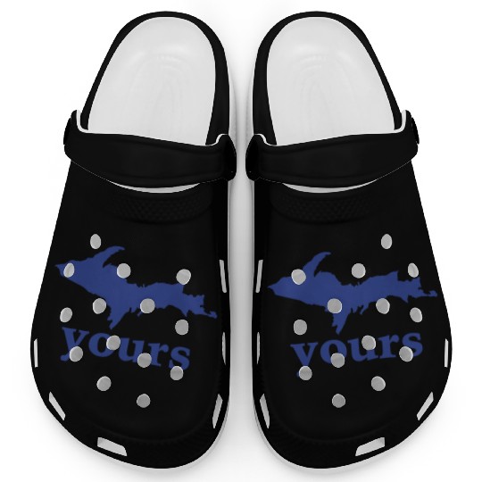 Up Your Vector Funny Upper Peninsula Clogs