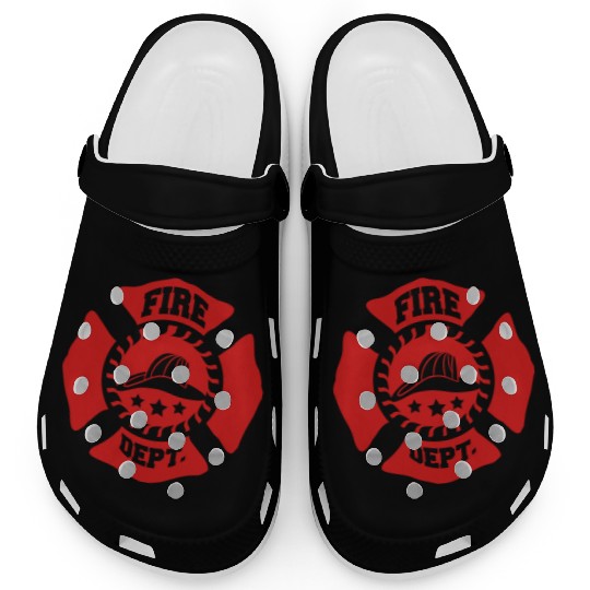 Fire Brigade logo symbol design Clogs
