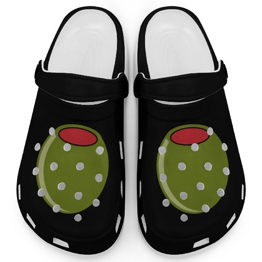 green olive Clogs