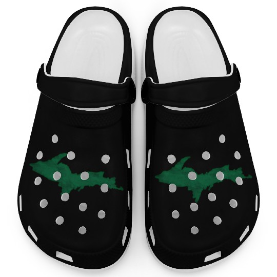 Distressed Vintage Upper Peninsula U.P. Clogs Clogs