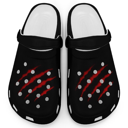 Monster / Dino scratches (illusion) Superhero Clogs