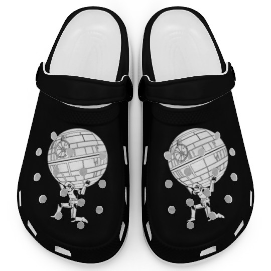 Funny Star Wars Stormtrooper art Clogs