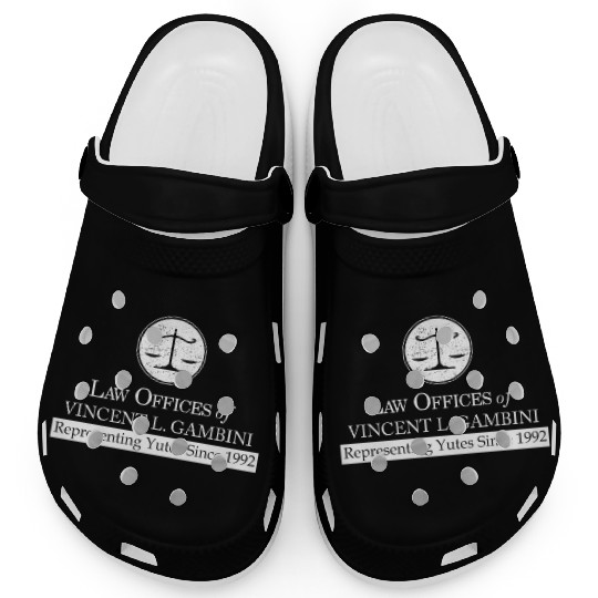 Law offices of Vincent L. Gambini Clogs