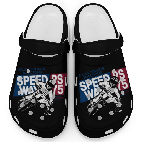 Flat Track Rider - Speedway Racing Clogs