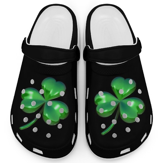 3D Shamrock Clogs