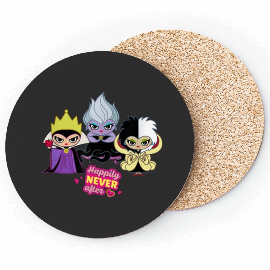 Disney Villains Queen Ursula Cruella Happily Never After Coasters
