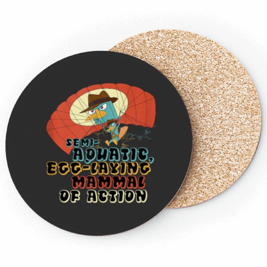 Disneys Phineas And Ferb Semi-aquatic Egg-laying Mammal Coasters