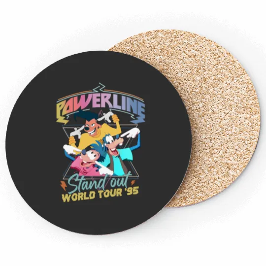 Retro Disneys A Goofy Movie Powerline World Tour 95' Shirt, A Goofy Movie Shirt, Vintage Disneys Powerline Coasters